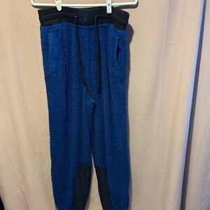 Cozy Blue Fuzzy Joggers